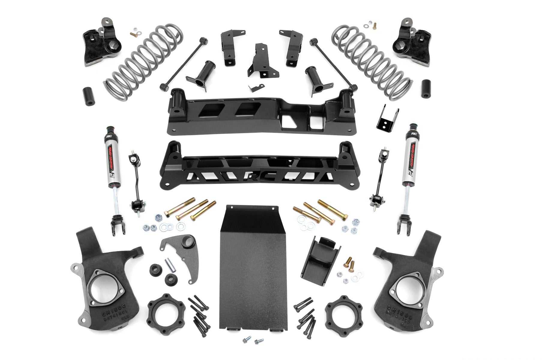 Pays rude, Rough Country Lift Kit Chevy Tahoe 2WD/4WD (00-06) 6" Lift - Non-Torsion Bar Drop Kits